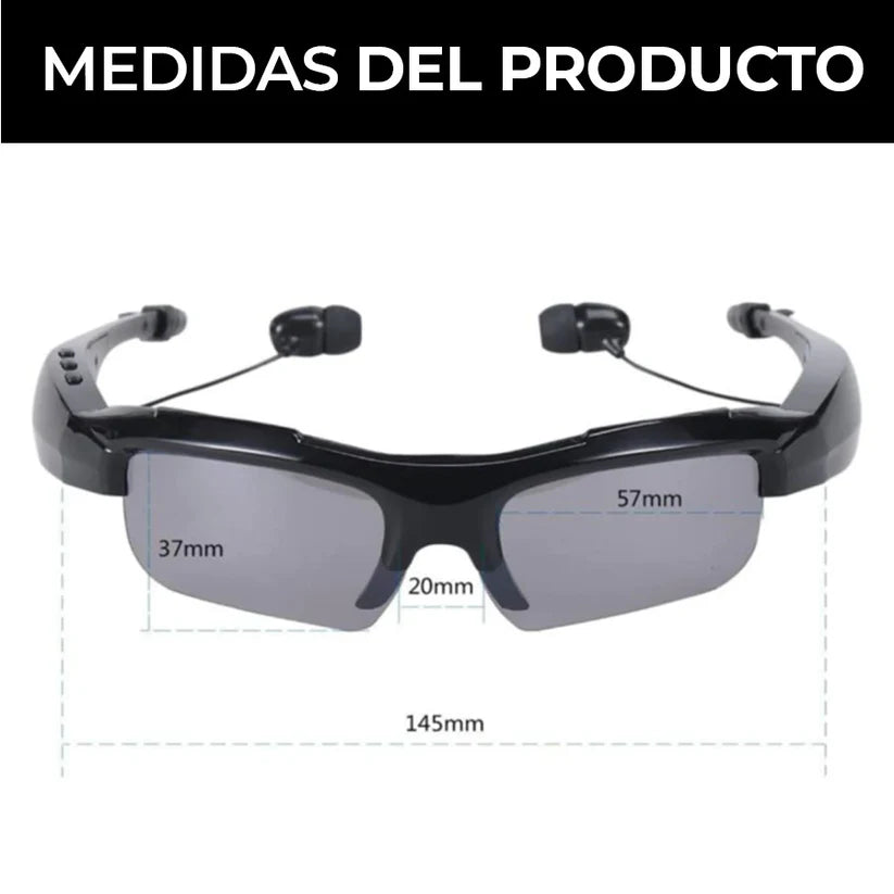 LENTES CON TECNOLOGÍA BLUETOOTH 5.0