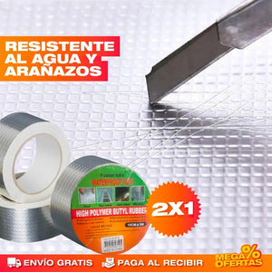 2x1 CINTA IMPERMEABLE REPARA FUGAS (10 METROS)