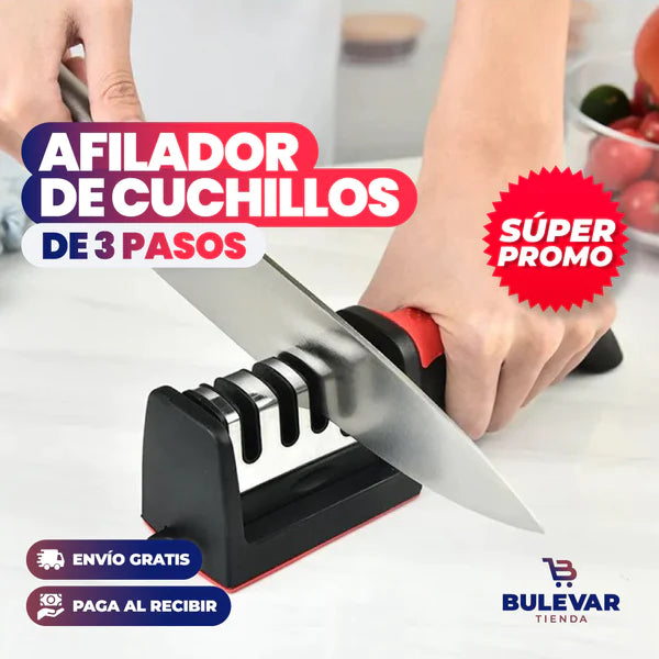 AFILADOR DE CUCHILLOS BLADE-PRO™ 2x1