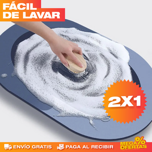 PROMO 2X1 ALFOMBRA DE BAÑO ANTIDESLIZANTE SÚPER ABSORBENTE + REGALÍA