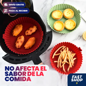 PACK DE 6 CANASTAS DE SILICONA PARA AIR FRYER