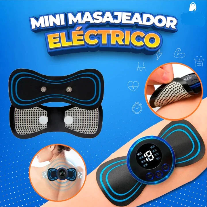 PROMO 3X1 MINI MASAJEADOR MUSCULAR ELÉCTRICO