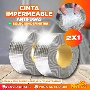 2x1 CINTA IMPERMEABLE REPARA FUGAS (10 METROS)