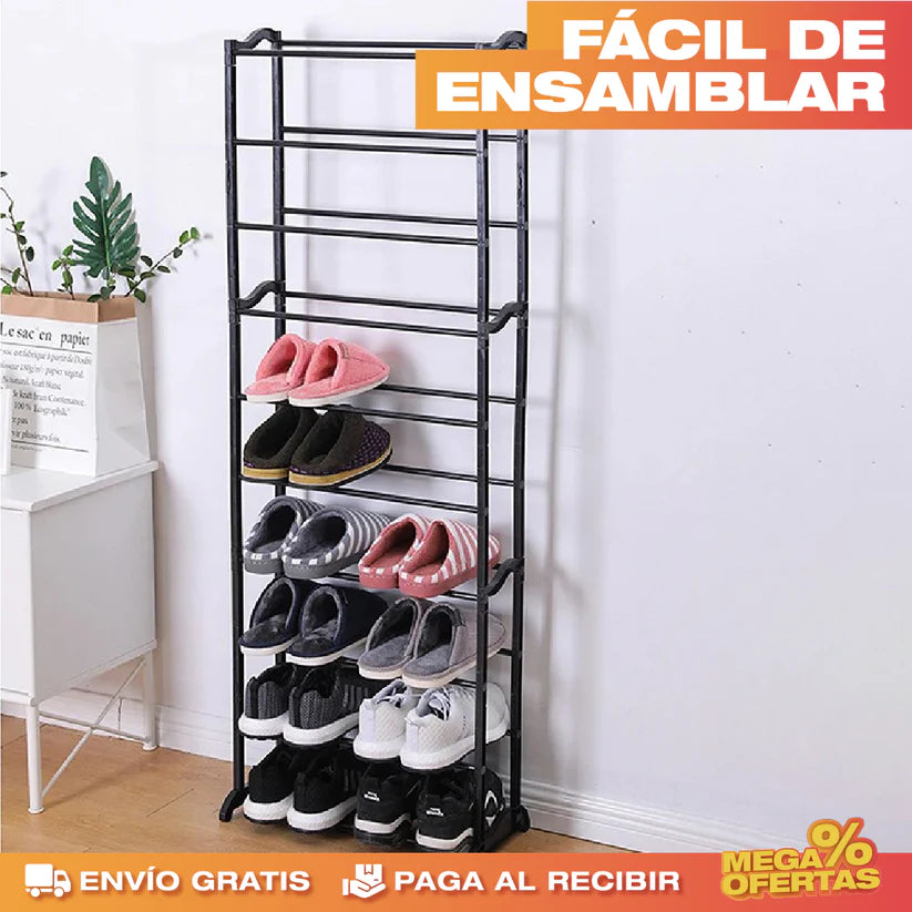 ORGANIZADOR DE ZAPATOS 10 NIVELES