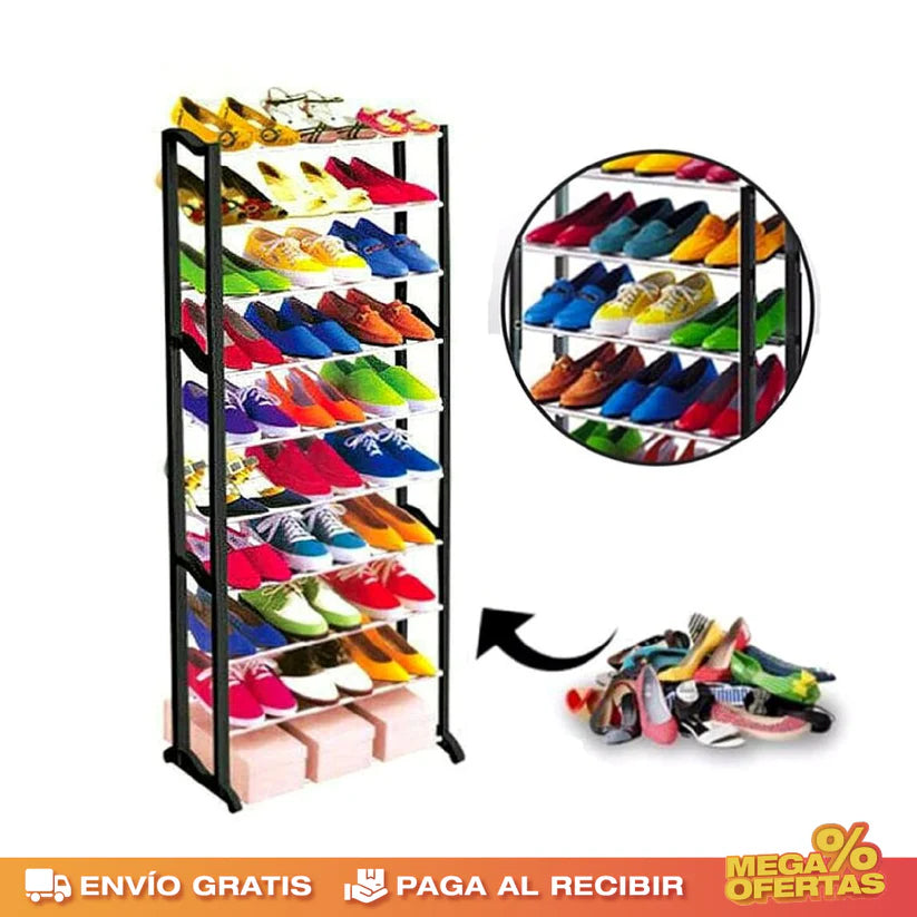 ORGANIZADOR DE ZAPATOS 10 NIVELES