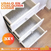 PROMO 3X1 PAPEL ALUMINIO ADHESIVO DE COCINA 60cm x 2 mt